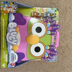 New! Bluey - chattermax figure carrying case